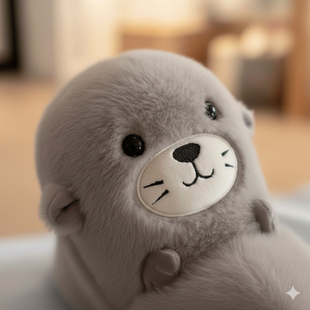 Cozy Sea Lion Plush Slippers — Ultra-Soft Winter Indoor Warm Cartoon Slides