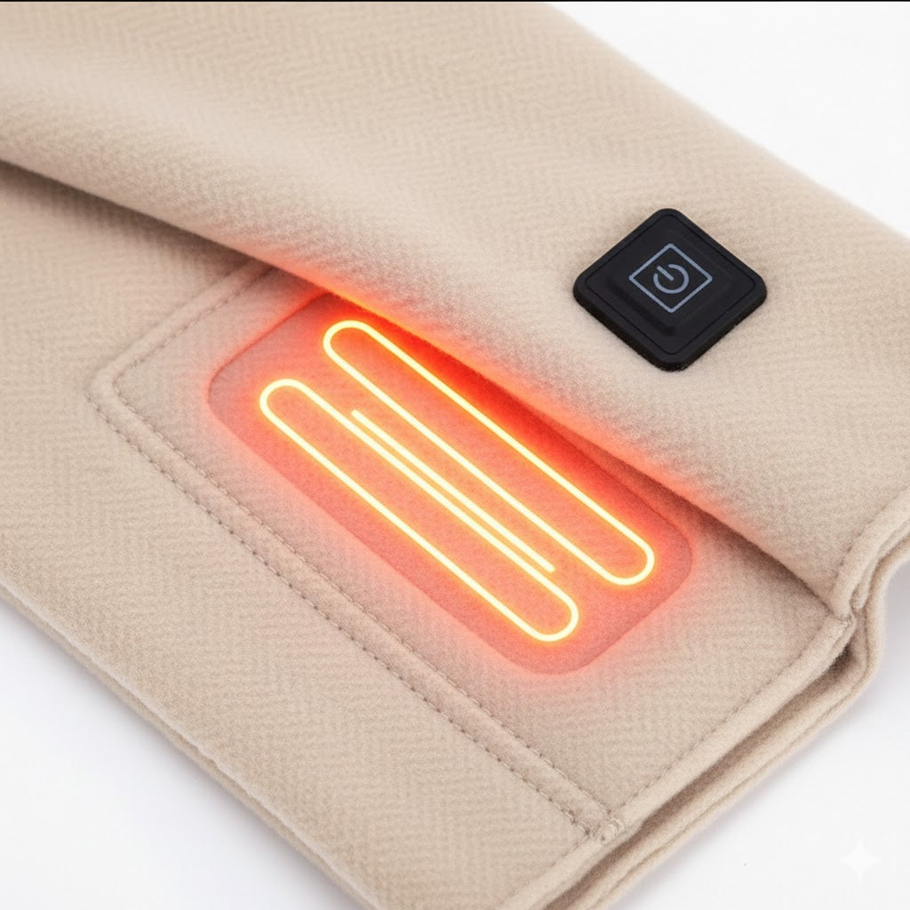 Electric Heated Winter Scarf – USB Warming Neck Wrap (3 Heat Modes)