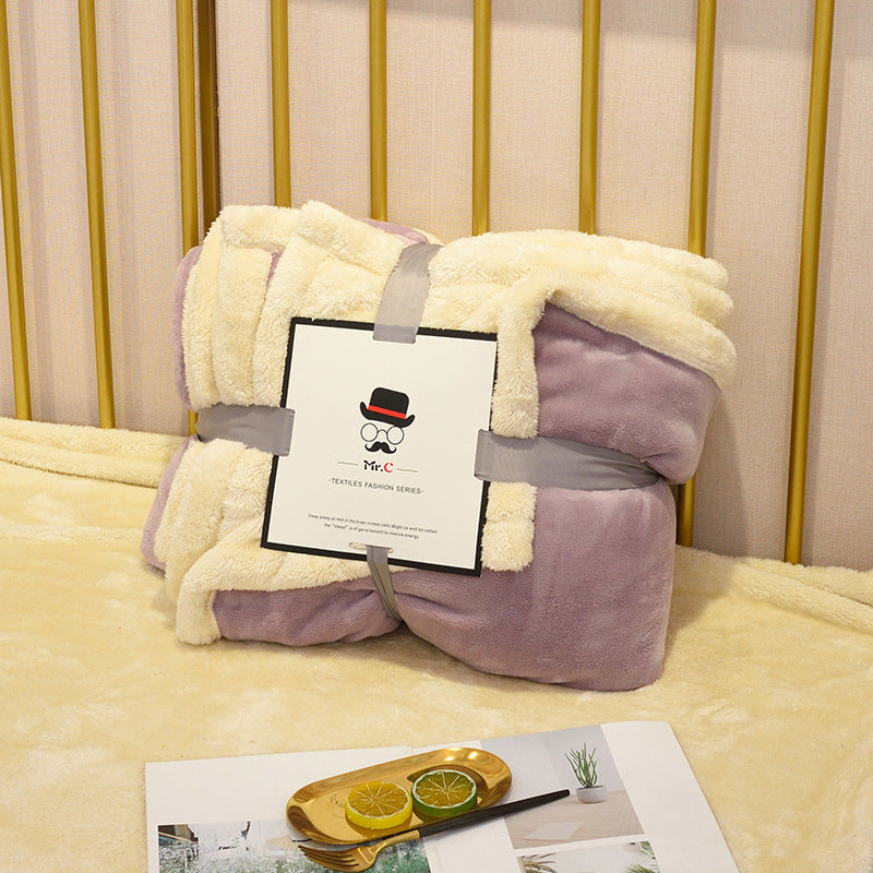 Cozy Plush Fleece Blanket — Ultra-Soft, Thick & Warm Throw for Couch, Bed & Home Décor (Multiple Sizes & Colors)