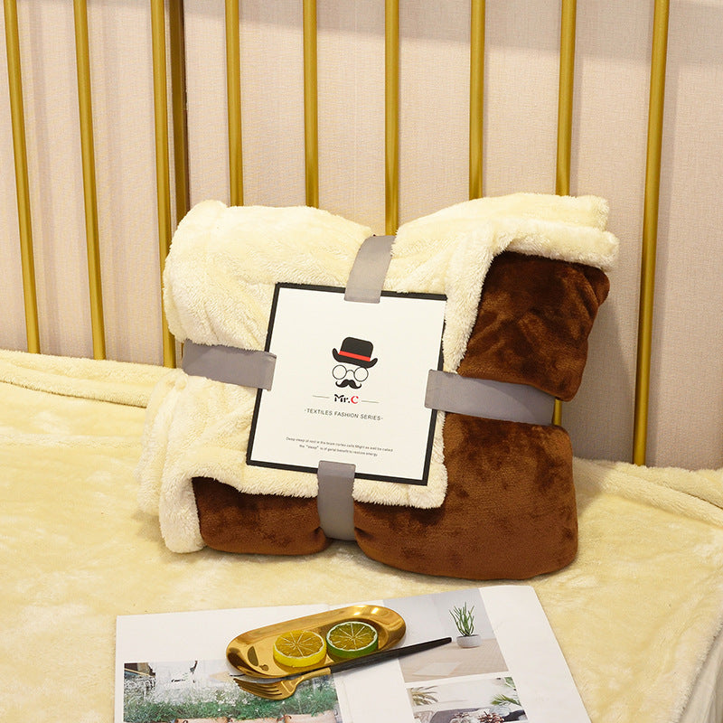 Cozy Plush Fleece Blanket — Ultra-Soft, Thick & Warm Throw for Couch, Bed & Home Décor (Multiple Sizes & Colors)