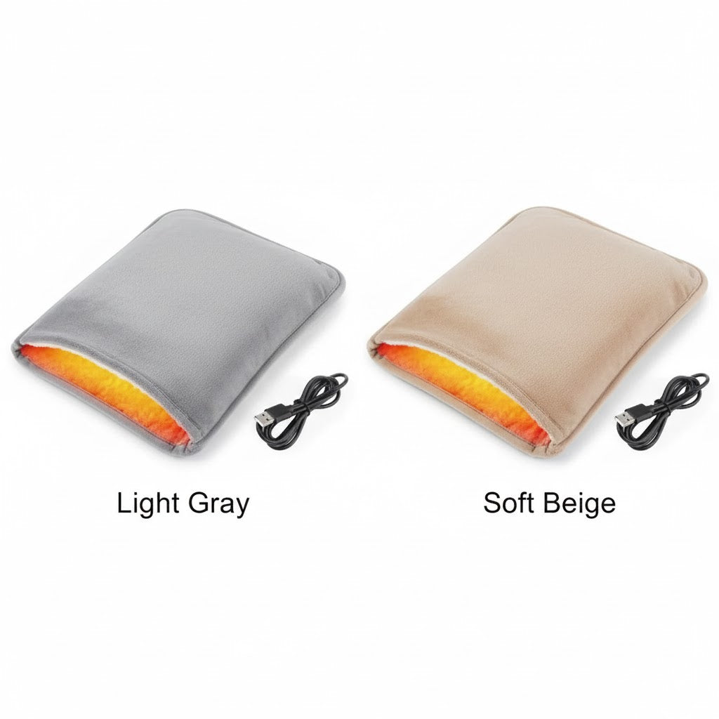 USB Foot Warmer Pad – Plush, Washable, Under-Desk Heating Mat (Winter Essential)Instant foot warmth in seconds — perfect for cold floors, desks, and bedtime comfort.