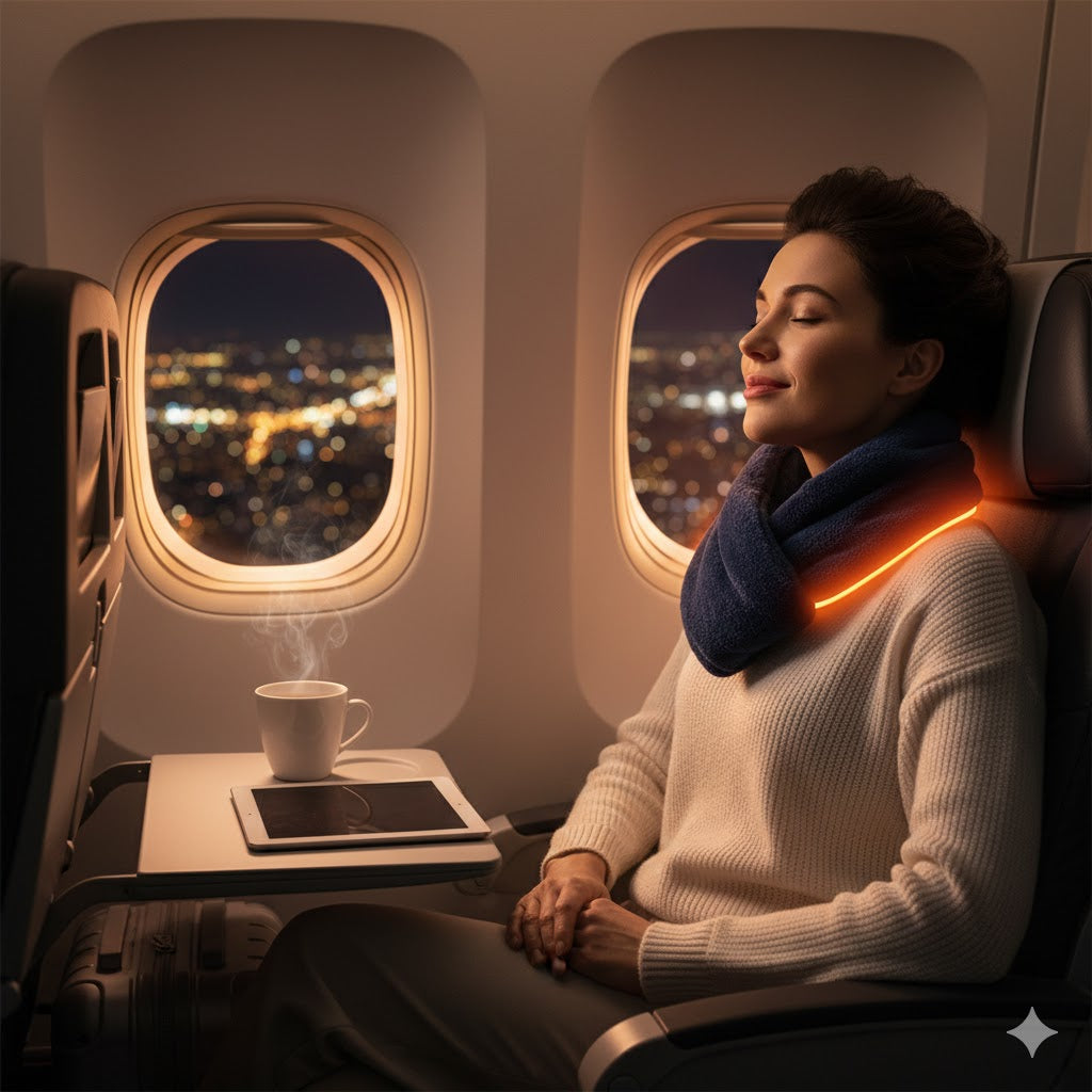 USB Heated Neck Scarf – Adjustable 3-Level Temperature Warmth