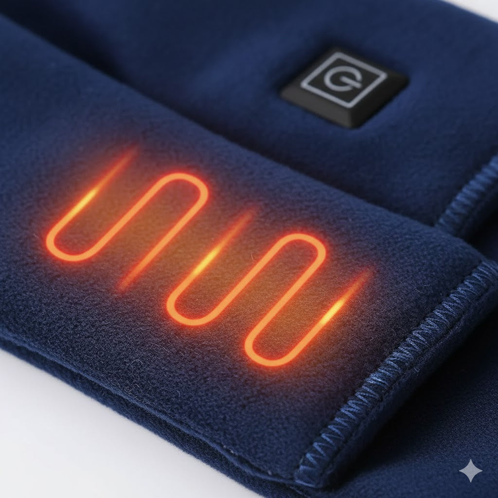 USB Heated Neck Scarf – Adjustable 3-Level Temperature Warmth