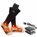 Rechargeable Heated Socks – 4-Level Electric Foot Warmers (Indoor/Outdoor)