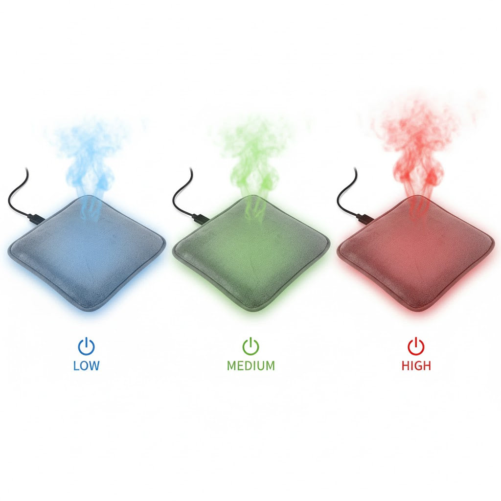 USB Foot Warmer Pad – Plush, Washable, Under-Desk Heating Mat (Winter Essential)Instant foot warmth in seconds — perfect for cold floors, desks, and bedtime comfort.