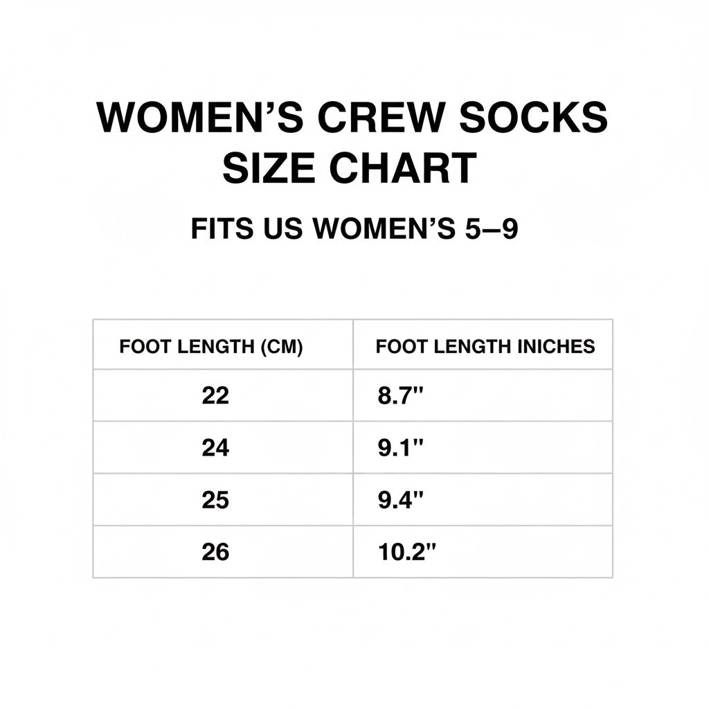 Women’s Comfy Knit Crew Socks (6-Pair Set) – Soft, Breathable, All-Season Everyday Wear