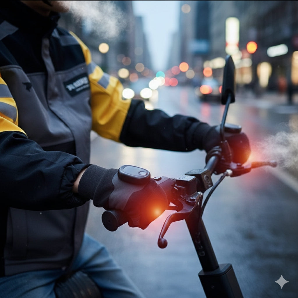 Rechargeable Heated Gloves — Instant Warmth for Cycling, Outdoor Work & Winter Sports