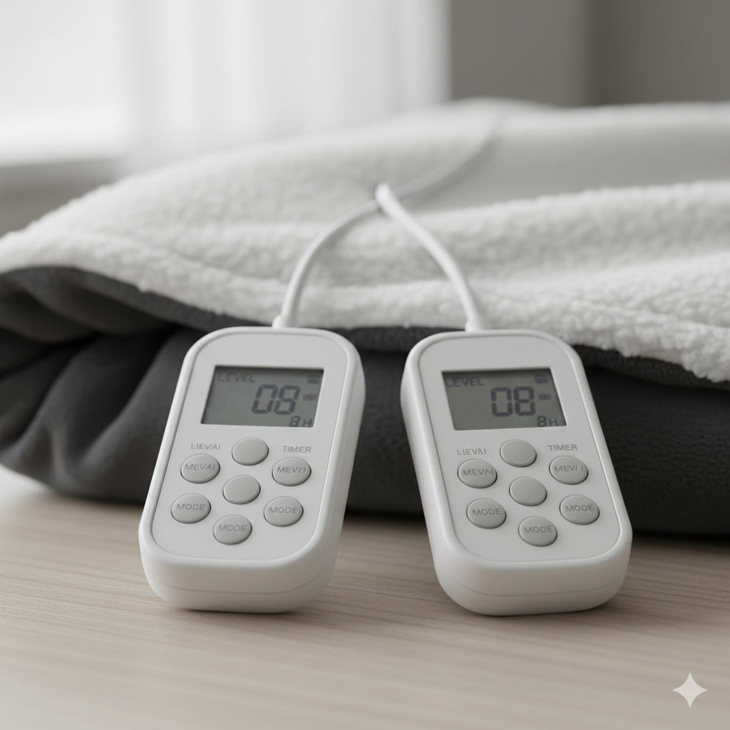 Electric Heated Blanket — Ultra-Soft Sherpa, 10 Heat Levels & Auto-Off (Throw & Full Sizes)