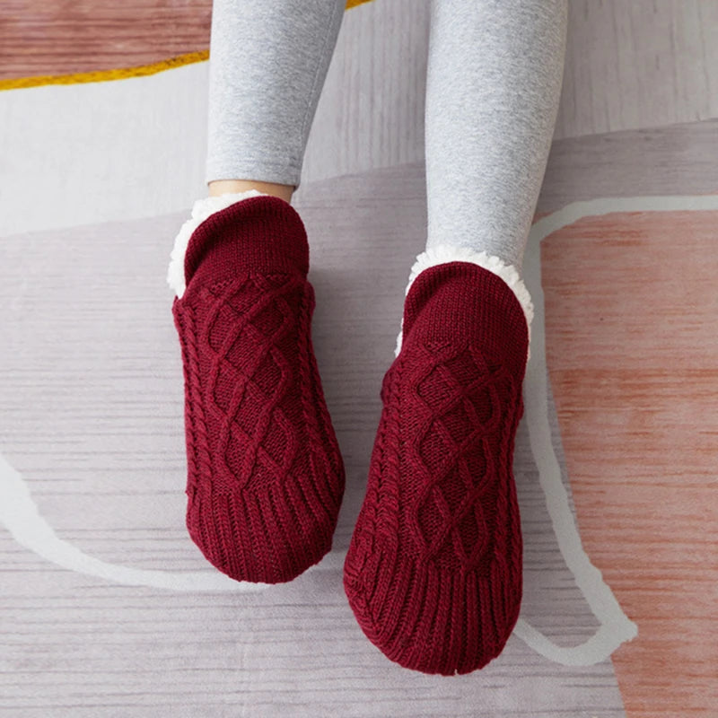 Men’s Thermal Slipper Socks (Non-Slip • Thick • Ultra Soft)