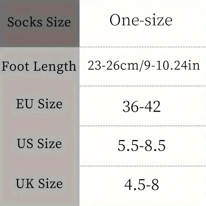 5 Pairs Women’s Cozy Winter Knit Socks – Ultra-Soft Thick Warm Lounge Socks (US 5-9)