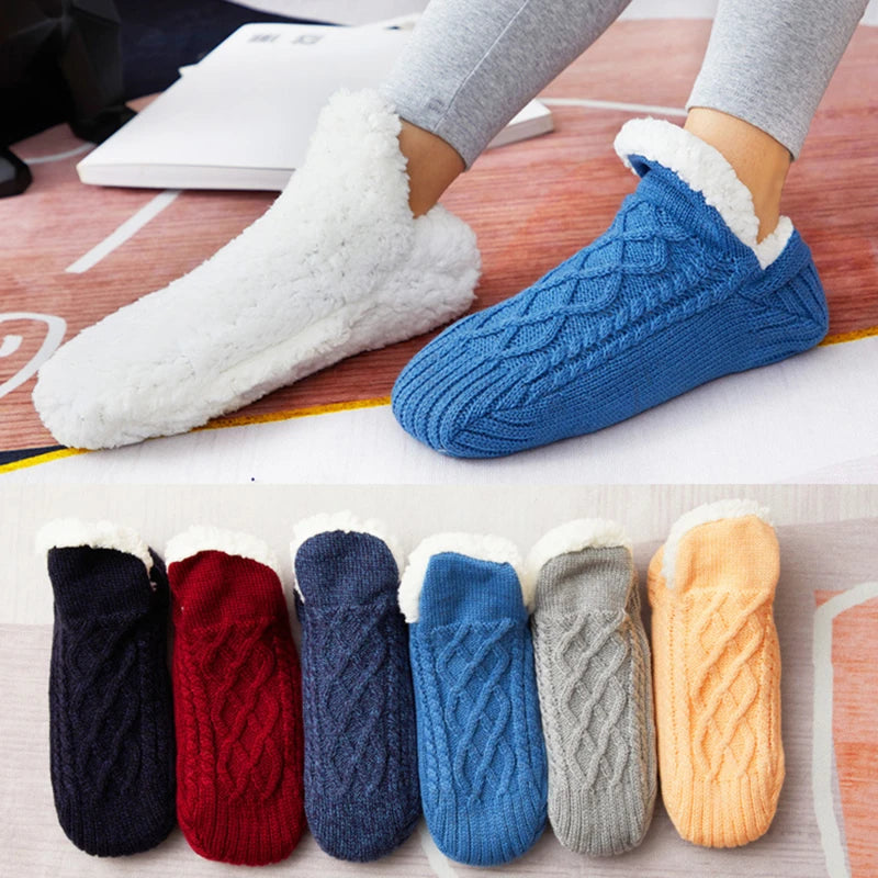 Men’s Thermal Slipper Socks (Non-Slip • Thick • Ultra Soft)